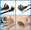 Fabrique o padrão desencapado do CCC do cabo de alimentação de extensão do pino do IEC 3 do fio de cobre do cabo 3x0.75mm2 da tomada da Chuva-prova