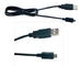 Micro chicote de fios de carregamento rápido do fio do cabo, 2 medidores de cabo preto de USB